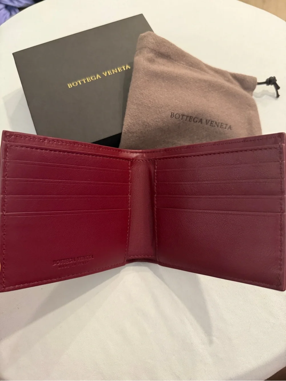 Bottega Veneta Bifold Wallet BRAND NEW - Complete Set